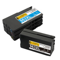 Multipack Drucker-Patrone HP (Nr.963XL) BK/C/M/Y, HP OfficeJet Pro-9010E/9012E/9014E/9015E/9019E/9020E/9022E/9025E