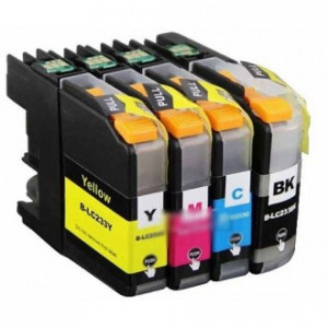 Multipack Drucker-Patrone kompatibel Brother (LC-227/LC-225) C/M/Y/K