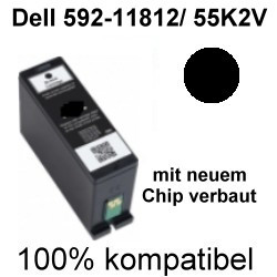 Drucker-Patrone rebuilt Dell (592-11812/55K2V) Black, Dell V525 W/V725W Drucker-Patrone rebuilt Dell (592-11812/55K2V) Black, Dell V525 W/V725W