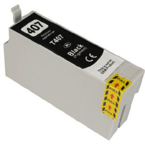 Drucker-Patrone kompatibel Epson (407) black (schwarz), für Epson Workforce Pro WF-4725 DTWF