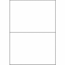 Papier-Etiketten, 210x148 mm, weiss, 200 Etiketten, 100 Blatt A4 / Pack