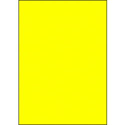 Papier-Etiketten, 210x297 mm, gelb, 50 Etiketten, 50 Blatt A4 / Pack  Papier-Etiketten, 210x297 mm, gelb, 50 Etiketten, 50 Blatt A4 / Pack