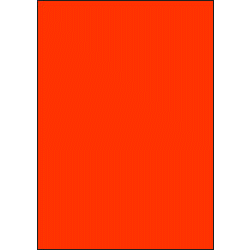 Papier-Etiketten, 210x297 mm,rot, 50 Etiketten, 50 Blatt A4 / Pack  Papier-Etiketten, 210x297 mm,rot, 50 Etiketten, 50 Blatt A4 / Pack
