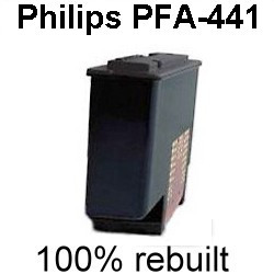 Drucker-Patrone rebuilt Philips (PFA-441) Black, Faxjet 520/520 Series/525/555/IPF 525 Drucker-Patrone rebuilt Philips (PFA-441) Black, Faxjet 520/520 Series/525/555/IPF 525