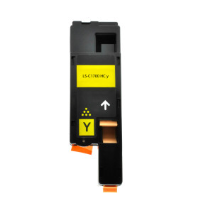Toner-Patrone rebuilt Epson Aculaser (C13S050611) Yellow, Epson Aculaser C 1700, Aculaser C 1750 N, Aculaser C 1750 W, Aculaser CX 17, Aculaser CX 17 NF,Aculaser CX 17 WF