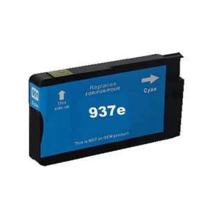 Drucker-Patrone rebuilt HP (937E) Cyan HP OfficeJet Pro-9100/9110/9117/9120/9123/9130/9133/9700/9720/9730