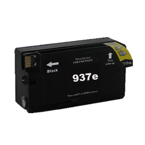 Drucker-Patrone rebuilt HP (937E) Black HP OfficeJet Pro-9100/9110/9117/9120/9123/9130/9133/9700/9720/9730