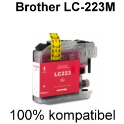 Drucker-Patrone kompatibel Brother (LC-223M) Magenta MFC-J 4420 DW, MFC-J 4425 DW, MFC-J 4620 DW, MFC-J 4625 DW, MFC-J 5320 DW, MFC-J 5600 Series, MFC-J 5620 DW, MFC-J 5625 DW, MFC-J 5720 DW,