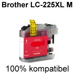 Drucker-Patrone kompatibel Brother (LC-225MXL) Magenta MFC-J 4420 DW, MFC-J 4425 DW, MFC-J 4620 DW, MFC-J 4625 DW, MFC-J 5320 DW, MFC-J 5600 Series, MFC-J 5620 DW, MFC-J 5625 DW, MFC-J 5720 DW,