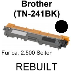 Toner-Patrone rebuilt Brother (TN-241BK) Black HL-3140CW/3150CDN/3150CDW/3170CDW, MFC-9130CW/9140CDN/9330CDW/9340CDW