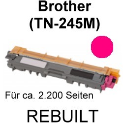Toner-Patrone rebuilt Brother (TN-245M) Magenta HL-3140CW/3150CDN/3150CDW/3170CDW, MFC-9130CW/9140CDN/9330CDW/9340CDW