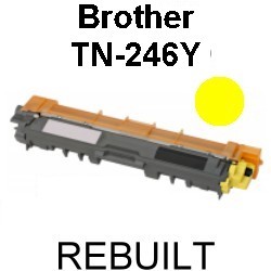 Toner-Patrone rebuilt Brother (TN-246Y) Yellow HL-3142CW/3152CDW/3172CDW, MFC-9142CDN/9332CDW/9342CDW, DCP-9022CDW/9017CDW