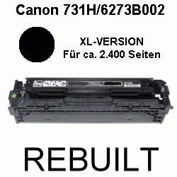 Toner-Patrone rebuilt Canon (CRG-731H/6273B002) Black I-Sensys LBP-7100CN/7100Series/7110CW, MF-8200Series/8230CN/8280CW