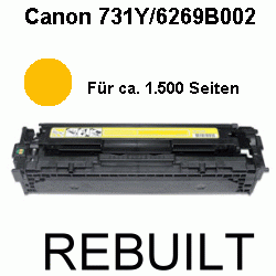 Toner-Patrone rebuilt Canon (CRG-731Y/6269B002) Yellow I-Sensys LBP-7100CN/7100Series/7110CW, MF-8200Series/8230CN/8280CW