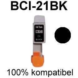 Drucker-Patrone kompatibel Canon (BCI-21BK) Black BJC-2000/2100/2115/2120/4000/4000E/4100/4200/4300/4300S/4302/4304/4400/4550/4650/5000/5100/5500, Fax B-180C/210C/215C/230C, Fax C-855