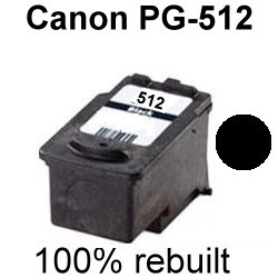 Drucker-Patrone rebuilt Canon (PG-512) Pixma MP-230/240/250/260/270/280/287/480/490/495/499, MX-320/330/340/350/360/410/420