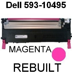 Toner-Patrone rebuilt Dell (593-10495) Magenta für Dell-1230C/1235C/1235CN