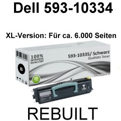 Toner-Patrone rebuilt Dell (593-10334) Black für Dell 2330/2330D/2330DN/2330N/2350D/2350DN