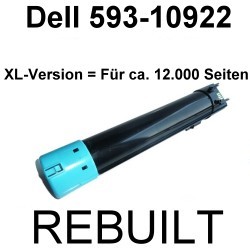 Toner-Patrone rebuilt Dell (593-10922) Cyan Dell-5130CDN
