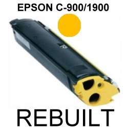 Toner-Patrone rebuilt Epson (C13S050097) Yellow Aculaser C900/C900N/C1900D/C1900PS/C1900S/C1900Wifi, C-900/C-900N/C-1900D/C-1900PS/C-1900S/C-1900Wifi
