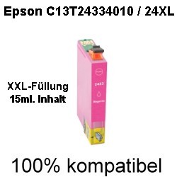 Drucker-Patrone kompatibel Epson (C13T24334010/24XL) Magenta Expression Photo XP-750/850/950