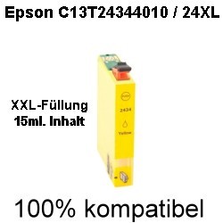 Drucker-Patrone kompatibel Epson (C13T24344010/24XL) Yellow Expression Photo XP-750/850/950