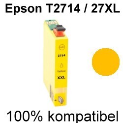 Drucker-Patrone kompatibel Epson (T2714/27XL) Yellow Epson Workface WF3600 Series, WF3620DWF, WF3620WF, WF3640DTWF, WF7110DTW, WF7600 Series, WF7610DWF, WF7620DTWF