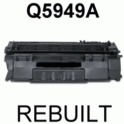 Toner-Patrone rebuilt HP (Q5949A/49A) Black LaserJet-1160/1320/1320N/1320NW/1320TN/3390/3392, Canon LBP-3300/3360