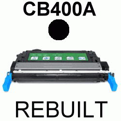Toner-Patrone rebuilt HP (CB400A/642A) Black ColorLaserJet CP-4005N/4005DN