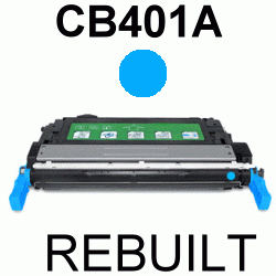 Toner-Patrone rebuilt HP (CB401A/642A) Cyan ColorLaserJet CP-4005N/4005DN