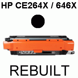 Toner-Patrone rebuilt HP (CE264X/646X) Black, Color LaserJet Enterprise CM 4500 Series/CM 4540 F MFP/CM 4540 Fskm MFP/CM 4540 MFP