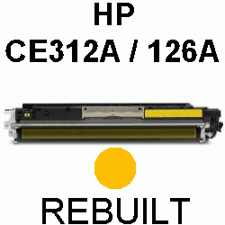 Toner-Patrone rebuilt HP (CE312A/126A) Yellow LaserJet CP-1025Color/1025NW Color, Pro CP-1025/1025NW, Pro-100 Color MFP M175A/M175NW, Pro-200 Color MFP M275A, Topshot LaserJet Pro-M275
