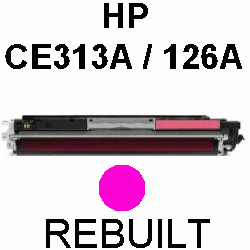 Toner-Patrone rebuilt HP (CE313A/126A) Magenta LaserJet CP-1025Color/1025NW Color, Pro CP-1025/1025NW, Pro-100 Color MFP M175A/M175NW, Pro-200 Color MFP M275A, Topshot LaserJet Pro-M275