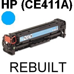 Toner-Patrone rebuilt HP (CE411A/305A) Cyan LaserJet PRO 300 color M351/M375, PRO 400 color M451/M475