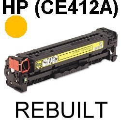 Toner-Patrone rebuilt HP (CE412A/305A) Yellow LaserJet PRO 300 color M351/M375, PRO 400 color M451/M475