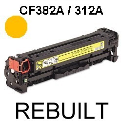 Toner-Patrone rebuilt HP (CF382A/312A) Yellow Color LaserJet Pro MFP M-470Series/476DN/476DW/476NW
