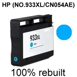 Drucker-Patrone rebuilt HP (NO.933XL/CN054AE) Cyan mit Chip OfficeJet-6100 e-Printer/6600 e-All-in-One/6700 Premium/7110 wide format/7610 wide format