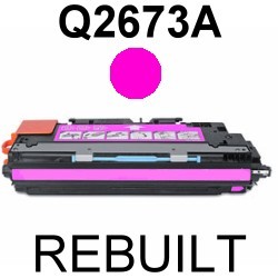 Toner-Patrone rebuilt HP (Q2673A/309A) Magenta ColorLaserJet-3500/3500N/3550/3550N