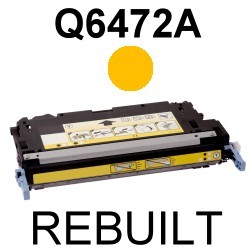 Toner-Patrone rebuilt HP (Q6472A/502A) Yellow ColorLaserJet-3600/3600DN/3600N