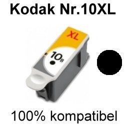 Drucker-Patrone rebuilt Kodak (NO.10BK XL) Black, EasyShare 5100/5300/5500/6150, ESP-3/3200/3250/5/5200/5210/5220/5230/5250/7/7250/9/9250/6150, Hero 6.1/7.1/9.1