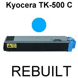 Toner-Patrone rebuilt Kyocera/Mita (TK-500C) Cyan, FS C 5016 B/FS C 5016 DN/C 5016 DTN/C 5016 HDN/C 5016 N/Olivetti D Color P 216