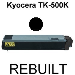 Toner-Patrone rebuilt Kyocera/Mita (TK-500K) Black, FS C 5016 B/FS C 5016 DN/C 5016 DTN/C 5016 HDN/C 5016 N/Olivetti D Color P 216
