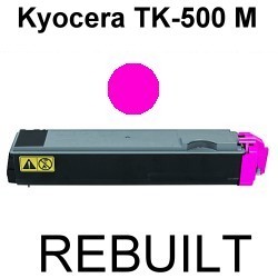 Toner-Patrone rebuilt Kyocera/Mita (TK-500M) Magenta, FS C 5016 B/FS C 5016 DN/C 5016 DTN/C 5016 HDN/C 5016 N/Olivetti D Color P 216