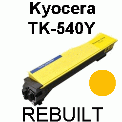 Toner-Patrone rebuilt Kyocera/Mita (TK-540Y) Yellow FS-C 5100DN