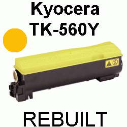 Toner-Patrone rebuilt Kyocera/Mita (TK-560Y) Yellow FS-C 5300DN, FS-C 5350DN