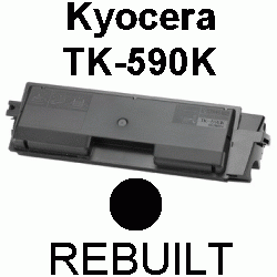 Toner-Patrone rebuilt Kyocera/Mita (TK-590K) Black FS-C 2026MFP/2026MFP Plus/2126MFP/2126MFP Plus/2526MFP/2626MFP/5250DN