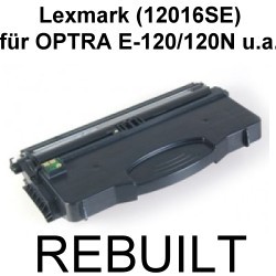 Toner-Patrone rebuilt Lexmark (12016SE) Optra E-120/120N, E120/E120N
