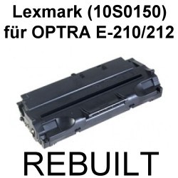 Toner-Patrone rebuilt Lexmark (10S0150) Optra E-210/212, E210/E212