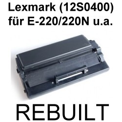 Toner-Patrone rebuilt Lexmark (12S0400) E-220/220N, E220/E220N
