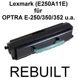 Toner-Patrone rebuilt Lexmark (E250A11E) Optra E-250D/250DN/350D/350DN/352DN,E250D/E250DN/E350D/E350DN/E352DN